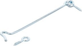 BGS Do it yourself Sturmhaken 80940, verzinkt, Silber, B/H: 4,0 x 160 mm - Bild 1