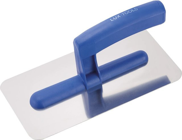 LUX-TOOLS Glättekelle aus Edelstahl in Blau, Breite: 22 cm - Bild 1