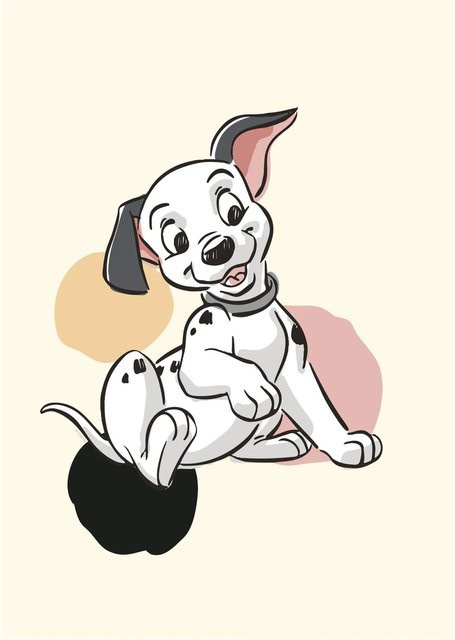 Komar Wandbild Dalmatian Dots Paper Poster Multicolor B: 30 cm, H: 40 cm - Bild 1