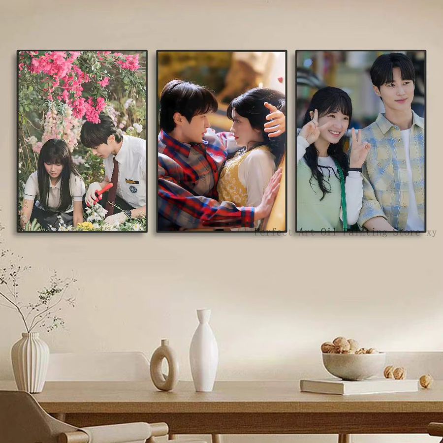 Selbstklebendes und wasserfestes Koreanisches Drama L-Lovely-R-Runner TV-Poster aus Papier in Multicolour - Bild 4