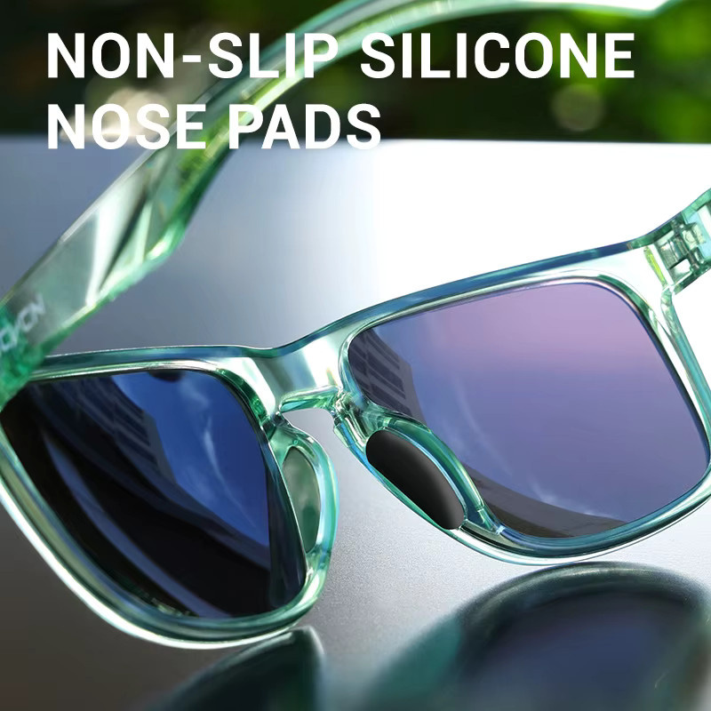 SCVCN Sportsonnenbrille, Unisex, Vollrand, transparent, Kunststoff - Bild 2