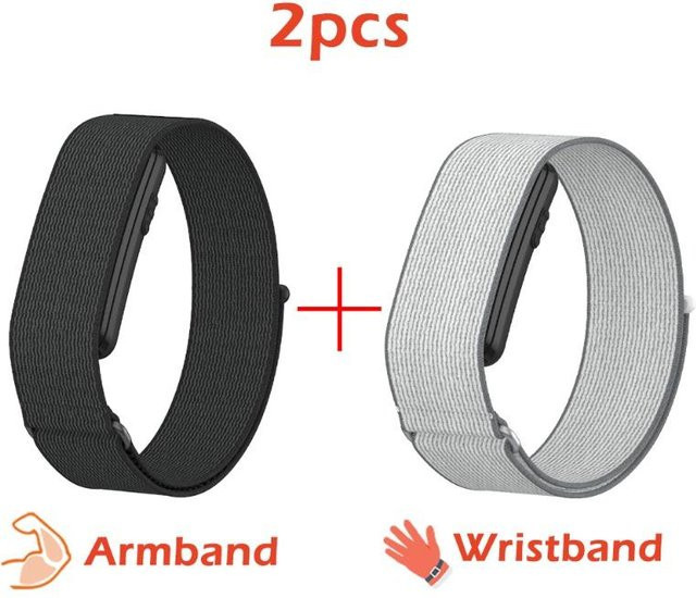 Armband für Garmin CIRQA, Nylon, grau, Unisex - Bild 1
