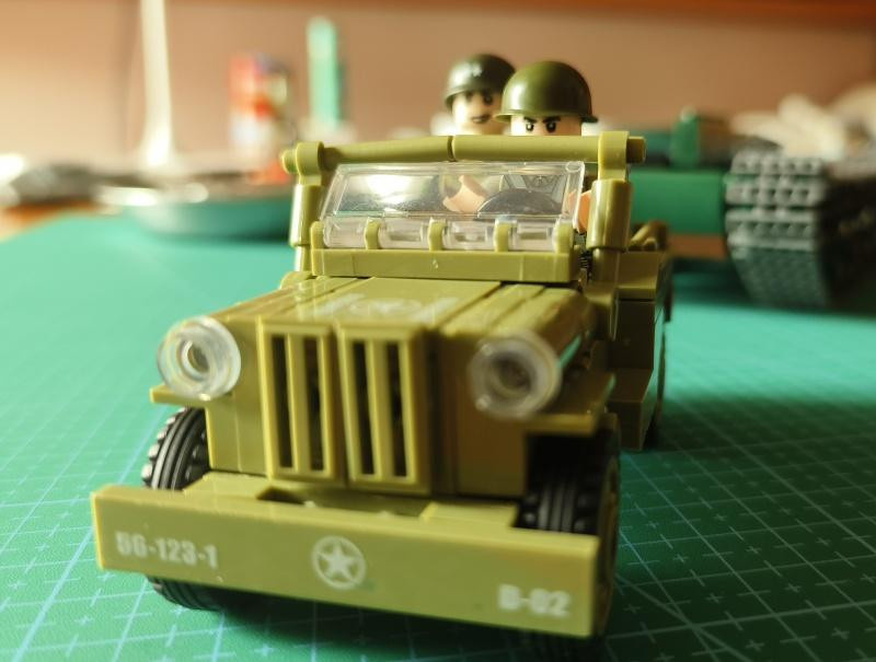 Sluban Krieg II Amerikanisch Willys Baustein-Sets 143 Teile - Bild 3