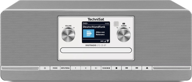 TechniSat DIGITRADIO 372 CD BT Digitalradio mit DAB+, UKW, CD-Player und Bluetooth in Anthrazit/Silber - Bild 1