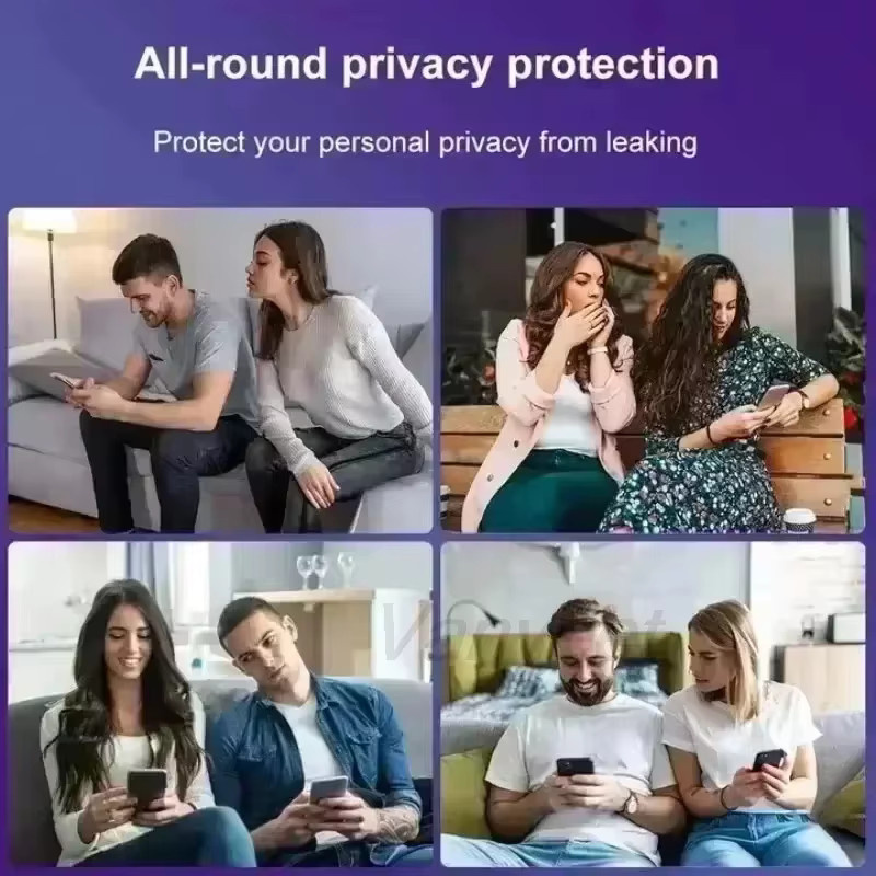 Samsung Anti-Spionage Displayschutzfolie Set aus Sichtschutzglas für Galaxy A57 A37 5G S26 S25 S24 Ultra A55 A56 A07 A06 A17 A16 transparent - Bild 4