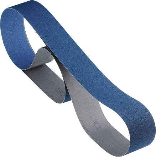 Rhodius ESB ZX 305589 Schleifband-Set für Metall, Körnung 80, Blau, L x B: 2500 x 75 mm, 10 Stück - Bild 1
