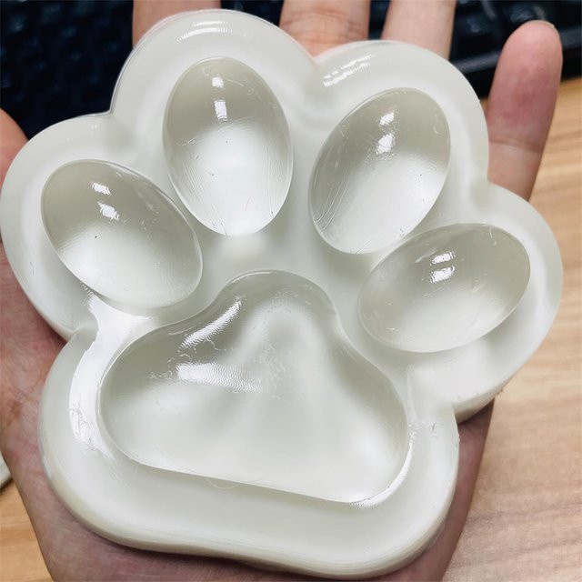 GSF Handgemachtes Katzenpfote Squishy Spielzeug in Transparent oder Schwarz als sensorisches Entspannungsspielzeug für Kinder und Erwachsene - Bild 1
