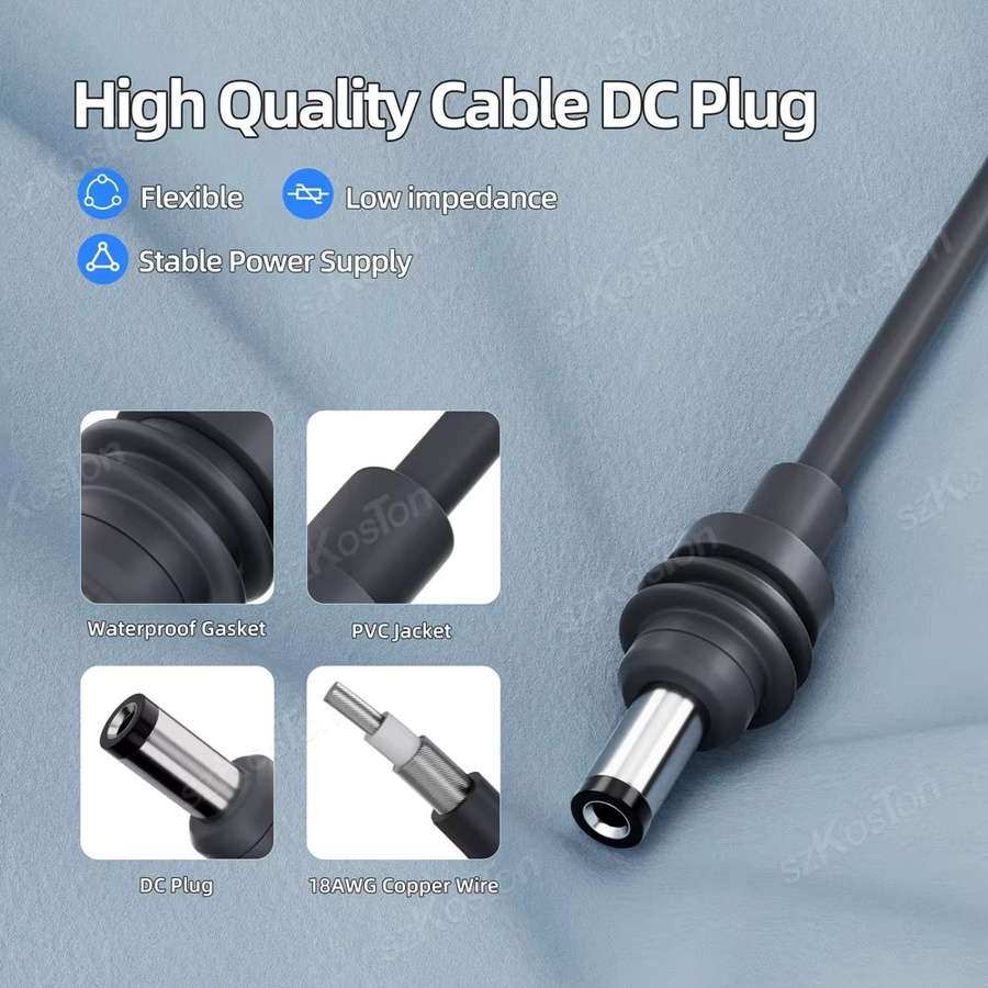 Starlink Mini Ladegerät Adapter auf DC-Strom mit 1 m Kabel für Milwaukee Akku von ouliluye - Bild 4