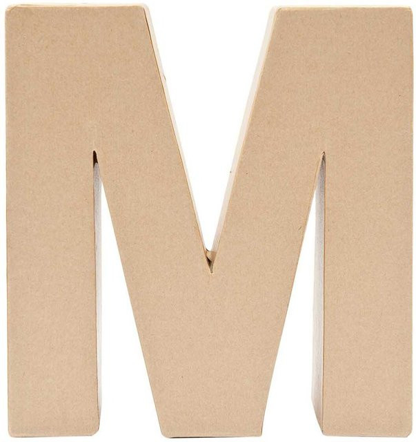 Rico Design 3D Papp-Buchstabe stehend aus Pappe, Höhe: 17,5 cm - Bild 1
