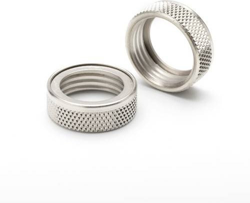 Weller Überwurfmutter-Set W200/201 in Silber, 2 Stück - Bild 1