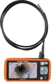 Klein Tools Boreskop für Sanitär mit 720p Kamera, 4,3 Zoll Display und 1,5 m Schwanenhals in Orange - Bild 1