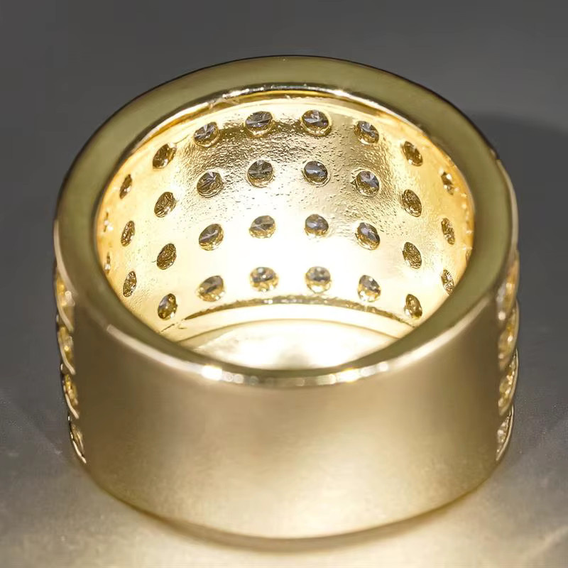 Huitan Ring, Gold, Zirkonia, Damen - Bild 3