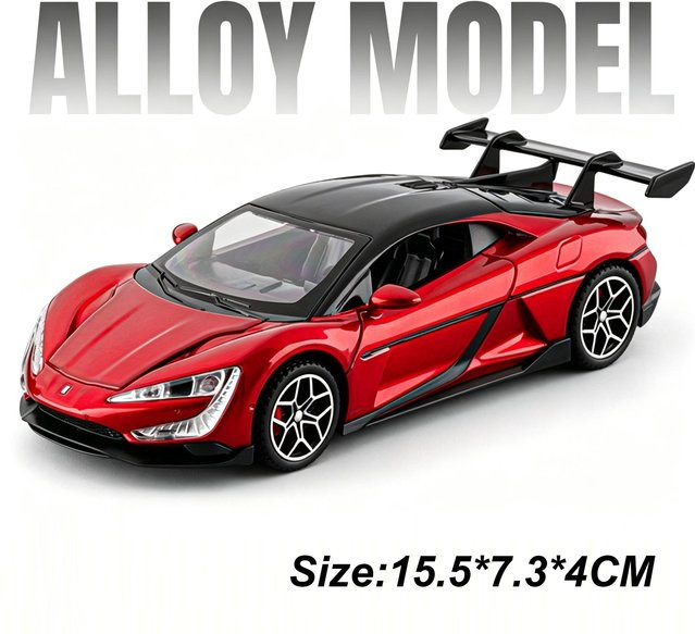 Linyi toy car Byd U9 C8 Zr1X Miniaturmodelle, Legierung Druckgussautos, 1:32, ab 14 Jahren - Bild 1