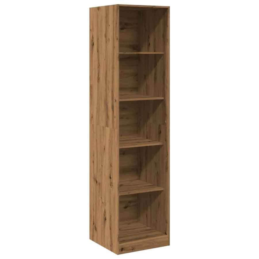 vidaXL Kleiderschrank Artisan-Eiche in Braun aus Holzwerkstoff, B/T/H: 50 x 50 x 200 cm - Bild 2