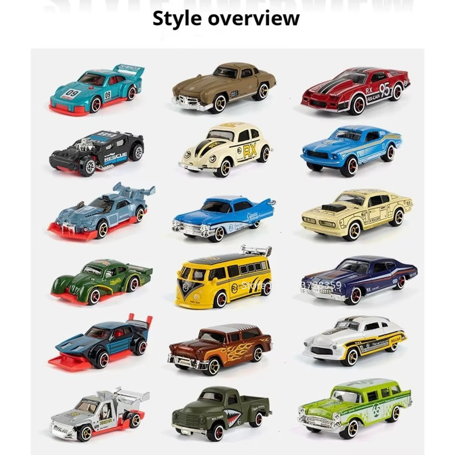 RMZ city Vintage-Automodelle, 1:64, Metall, Bunt / Mehrfarbig - Bild 2