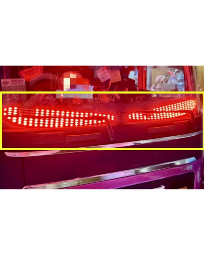 SCALECLUB LED Dämon Auge Dekoration Licht für 1/14 RC Lkw Anhänger Kipper - Bild 5