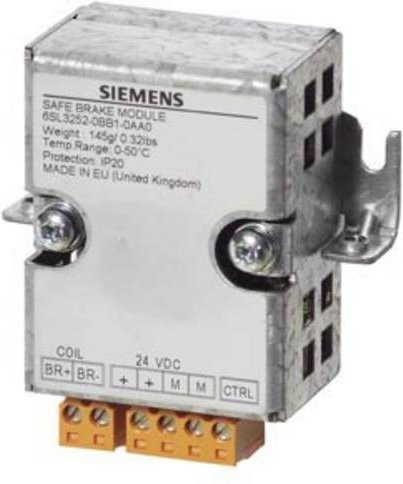 Siemens Bremsrelais 6SL3252-0BB01-0AA0 in Silber - Bild 1