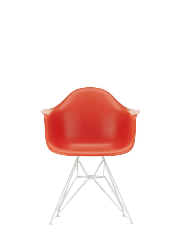 Vitra DAR Eames Plastic Armchair mit Armlehnen in Rot matt - Bild 2
