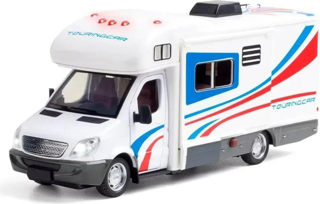 Linyi toy car Cartoon-Bär Wohnwagen, Spielzeugauto, 1:32, ab 14 Jahren - Bild 1