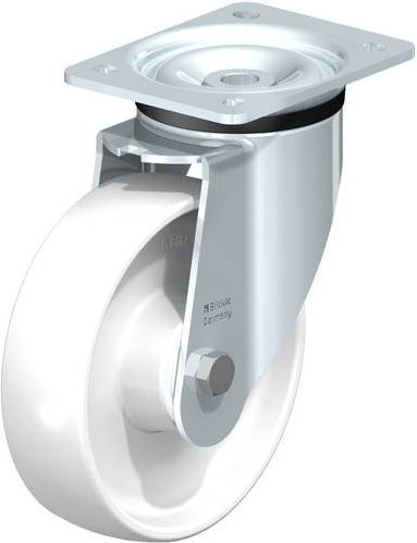 Blickle Lenkrolle 6098 LK-PO 175K mit Kunststoffrad in Weiß, Rad-Durchmesser: 175 mm, Tragfähigkeit: 500 kg - Bild 1