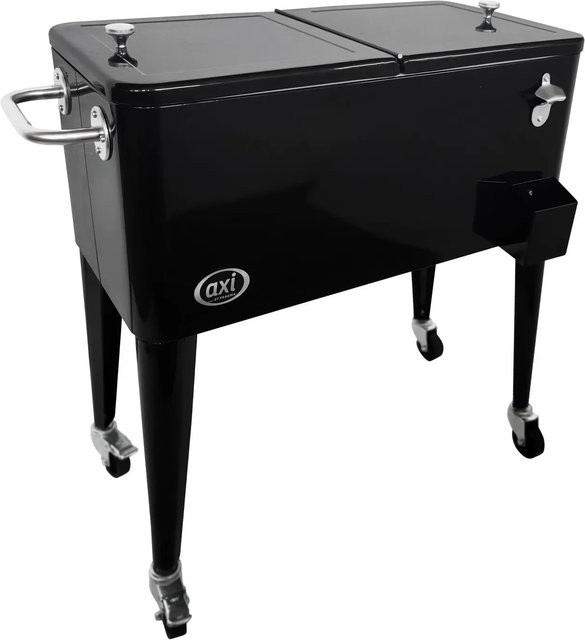 Axi Kühlwagen Retro Schwarz B/H/L: 48 x 87 x 86 cm - Bild 1