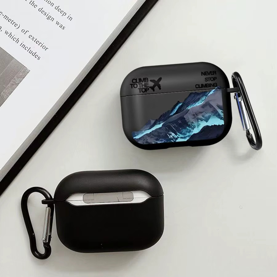 Snow Mountain Airplane Case Schutzhülle für Apple AirPods Pro, Pro 2, Pro 3, AirPods 3, 2 und 4 - Bild 2