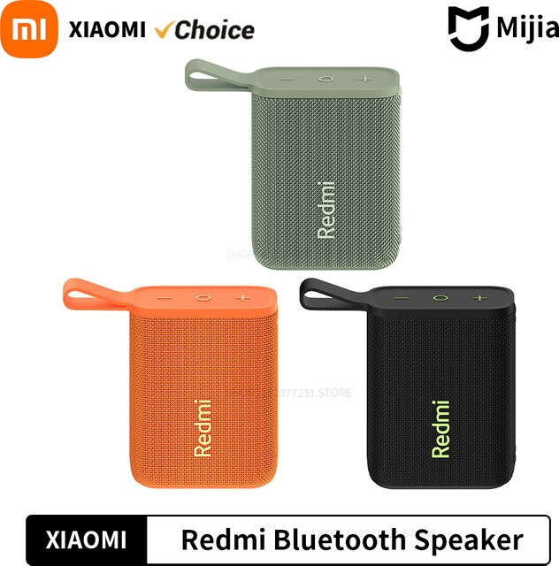 Xiaomi Redmi Tragbarer Bluetooth-Lautsprecher IP67 Stereo Sound mit RGB-Beleuchtung und TWS-Konnektivität, Grün/Mehrfarbig - Bild 1