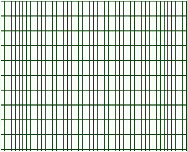 Doppelstabmatte Fa-Bausysteme Moosgrün B: 250 cm, H: 203 cm, Materialstärke: 8/6/8 mm - Bild 1