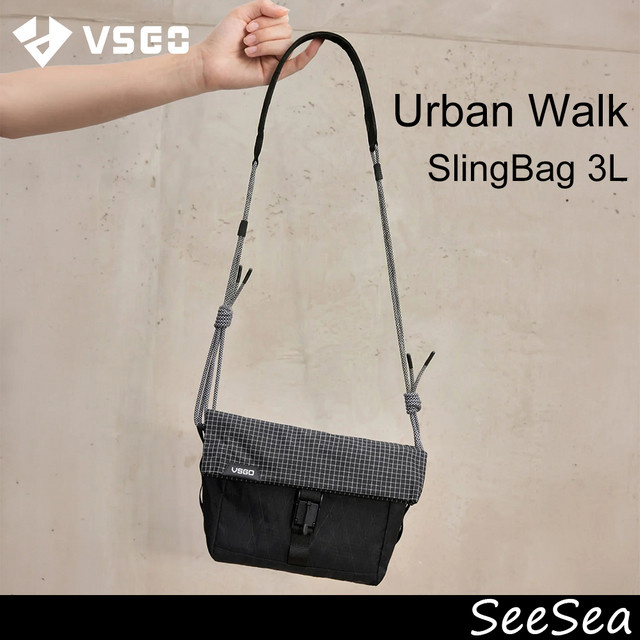 VSGO Urban Black Snipe CASUAL Series Wander-Rucksack und Kamera-Umhängetasche, Schwarz, 3l - Bild 1