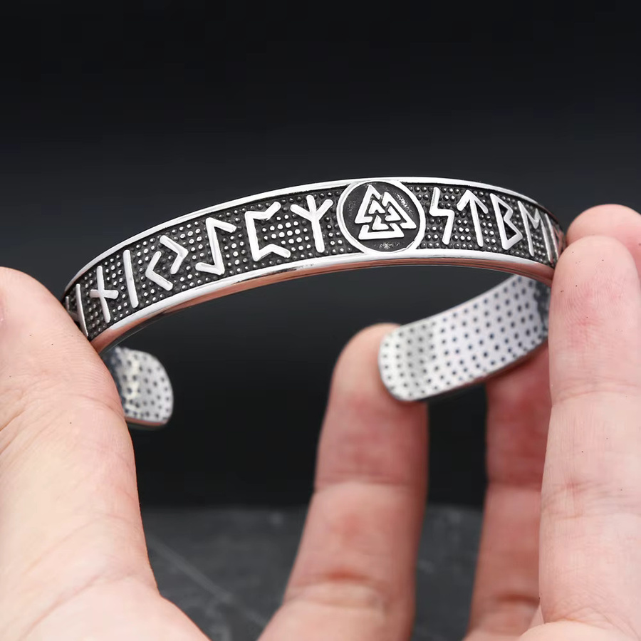 NORTHMAN Armband Edelstahl, Vintage, Silber, Herren - Bild 2