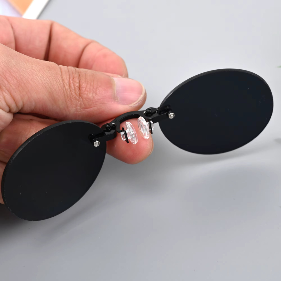 Morpheus Matrix Sonnenbrille, randlos, rund, Metall, Männer - Bild 2