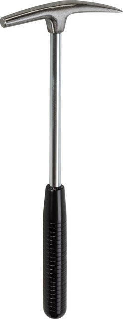 Picard Polsterhammer Nr. 217 mit kleiner Nagelklaue und Gummigriff, 16 mm, Silber - Bild 1
