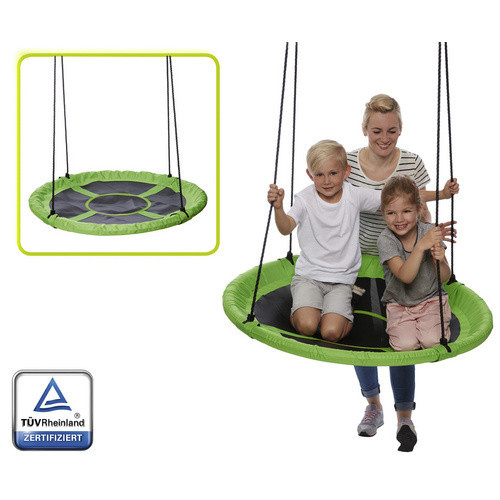 HAPPY PEOPLE Nestschaukel in Grün mit einer Höhe von 180 cm und einer maximalen Belastbarkeit von 150 kg - Bild 2