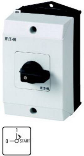 Eaton EIN-AUS-Taster T0, 20 A, Aufbau, 2 Baueinheiten, 4 Kontakte, Tastfunktion in Stellung START, 90°, rastend, IP65 - Bild 1