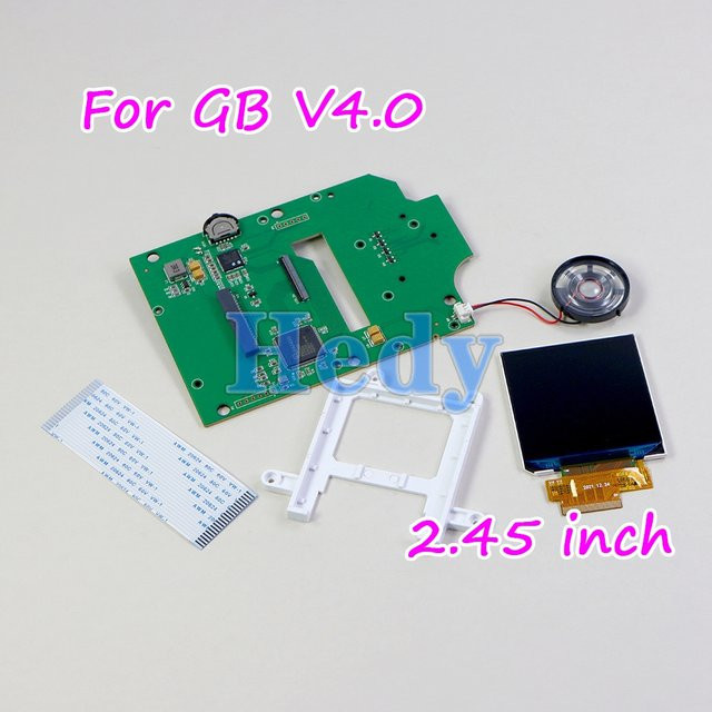 OCGAME LCD-Bildschirm für Game Boy GB V4 4.0 Erste Generation, 2,45 Zoll, Multicolor - Bild 1