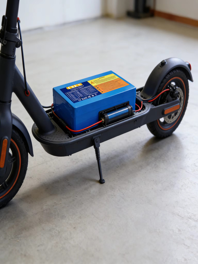 FXKX Lithium-Akkupack 48V 10-30Ah mit integriertem BMS in Blau für 1000W bis 1500W Motoren - Bild 7
