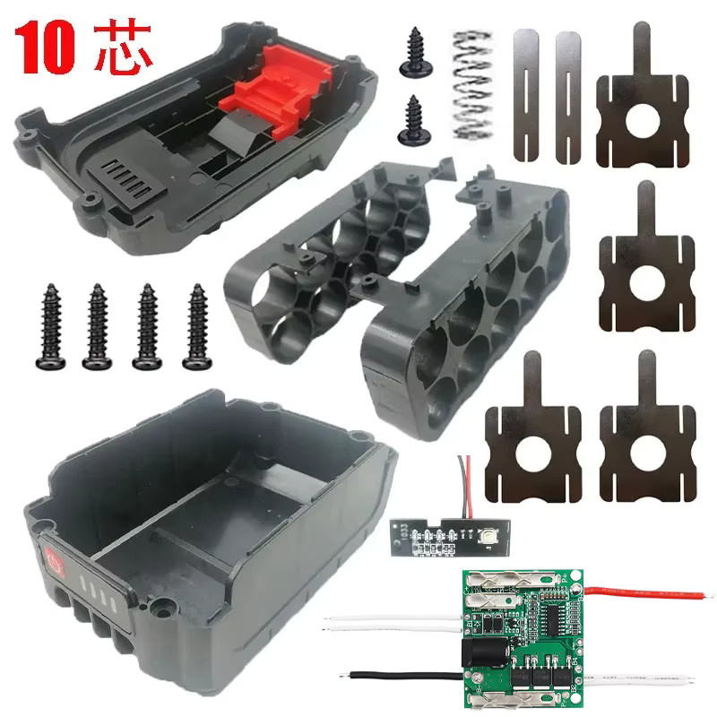 Dawupine Li-Ion Batterie Schutzplatine PCB für Makita 18V 21V, Schwarz - Bild 1