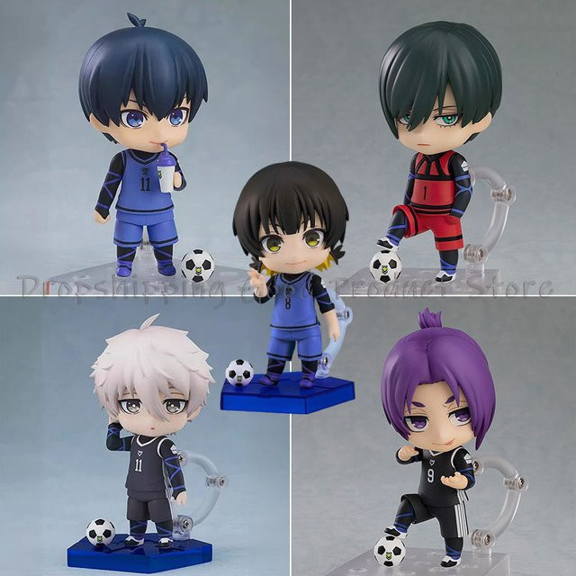 Bandai Blue Lock Q-Version Anime-Figuren Isagi Yoichi, Mikage Reo, Bachira Meguru, Modellpuppen, Set / Bundle - Bild 1