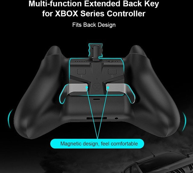 DITIPOO Strike Pack für Xbox-Serie Gamepad mit Trigger und Back Buttons in Schwarz - Bild 1