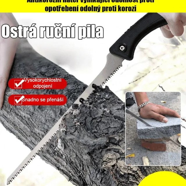 TUOSEN Garten-Handsäge aus SK5-Edelstahl für die Holzbearbeitung von Bäumen und Bonsai - Bild 1