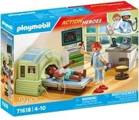 PLAYMOBIL Action Heroes MRT mit Patient Konstruktionsspielzeug Krankenhaus Medizin - Bild 1