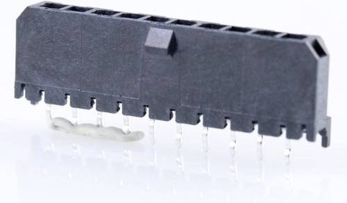 Molex Einbau-Stiftleiste Standard Schwarz 10-polig mit 3mm Rastermaß - Bild 1