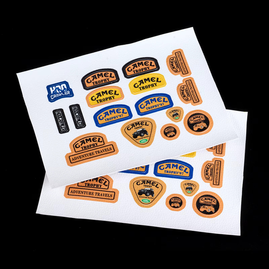 HooCrawler Simulations-Aufkleber, Leder-Sticker, Bunt / Mehrfarbig - Bild 2
