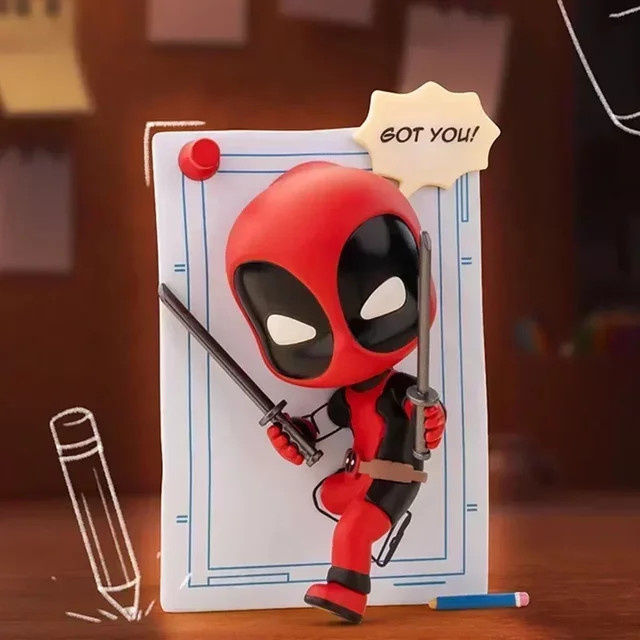 POP MART Marvel Deadpool, Blind Box, Spielzeug Puppe, Anime Figur - Bild 1