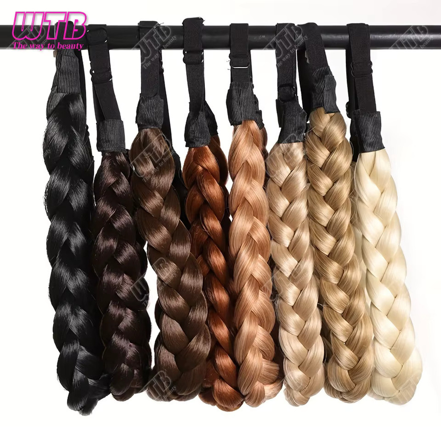 WTB Haarband aus synthetischem geflochtenem Haar, Damen, verstellbar - Bild 2