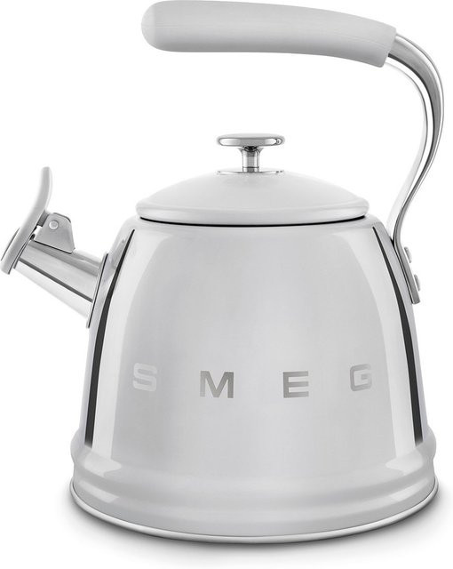 Smeg Wasserkocher WKF01SS in Edelstahl Silber - Bild 1