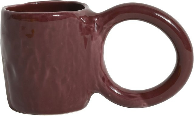 Petite Friture Donut Tasse aus Keramik in Rot - Bild 1