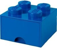 Room Copenhagen LEGO Brick Drawer 4 Aufbewahrungsbox blau stapelbar - Bild 1