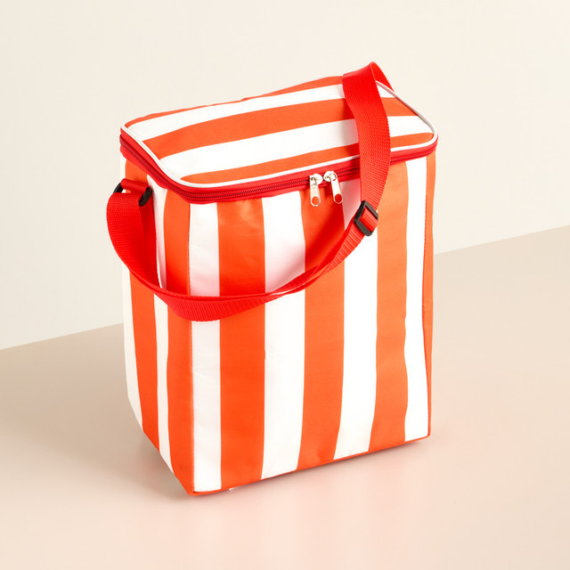 Kühltasche von BLUME2000 in Orange und Weiß - Bild 1