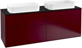 Villeroy & Boch Waschtischunterschrank Finion mit Wandbeleuchtung in Peony Matt, B/T/H: 160 x 60,3 x 50,1 cm - Bild 1